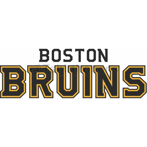 Boston Bruins T-shirts Iron On Transfers N69